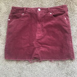 Corduroy Skirt